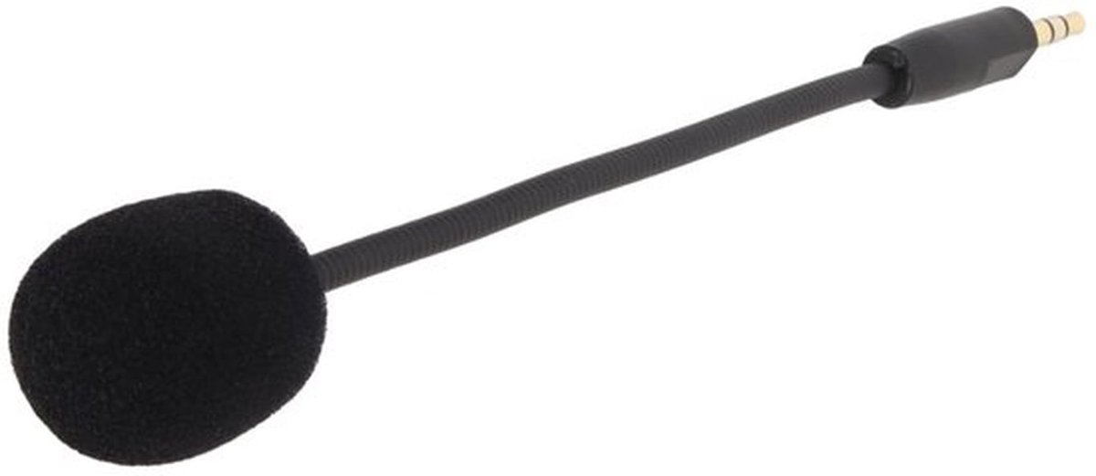 Gamingmicrofoon met afneembare microfoonarm - Draadloze microfoon - Ruisonderdrukking - Omnidirectioneel - 3,5 mm vergulde stekker - Ideale vervanging voor Hyper X Cloud Orbit S