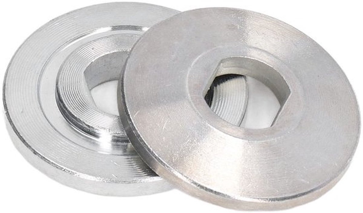 Drukplaat Hardmetalen - 2 Stuks - Compatibel met 10 Inch Aluminium - Slijtvastheid - Compact Ontwerp - Betrouwbare Functionaliteit - Snijmachine
