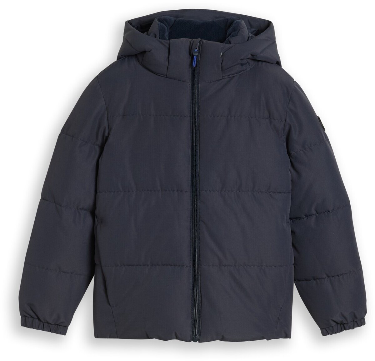Tom Tailor - Pufferjas met afneembare capuchon - Maat 116/122 - sky captain blue