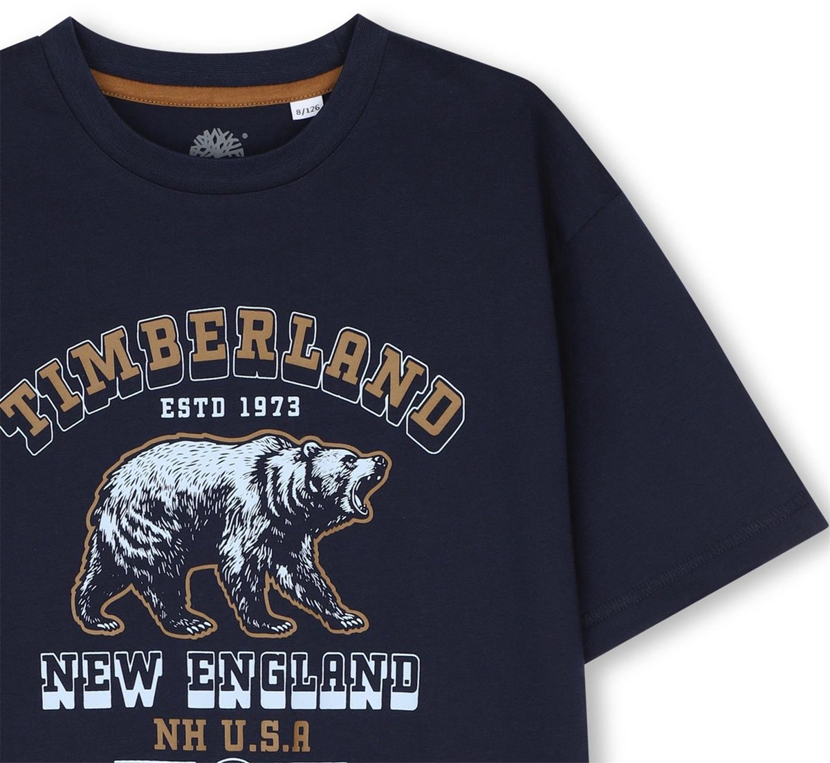 Timberland T61053 T-shirt Met Korte Mouwen 10 Years Jongen Blauw