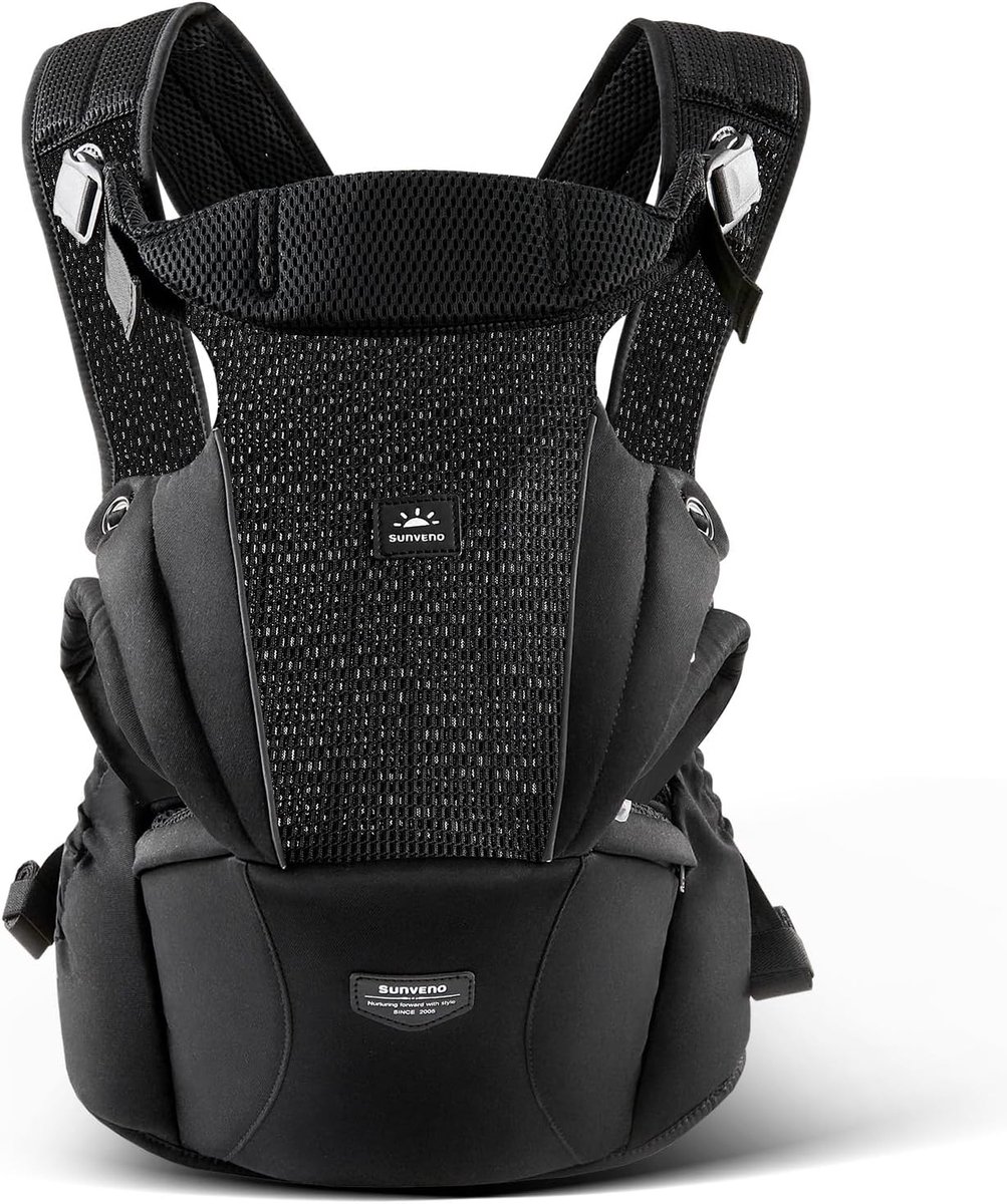 Ergonomische Babydrager met Heupzitje - Ademend Mesh Draagzak voor Baby en Peuter 3-20 kg - Verstelbare Heupriem - Voor- en Rugdrager voor het Hele Jaar