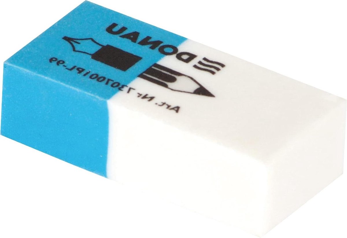 Gum set - Wisgummen - Schrijffouten corrigeren - Dubbelzijdig - 2 stuks - Wit blauw