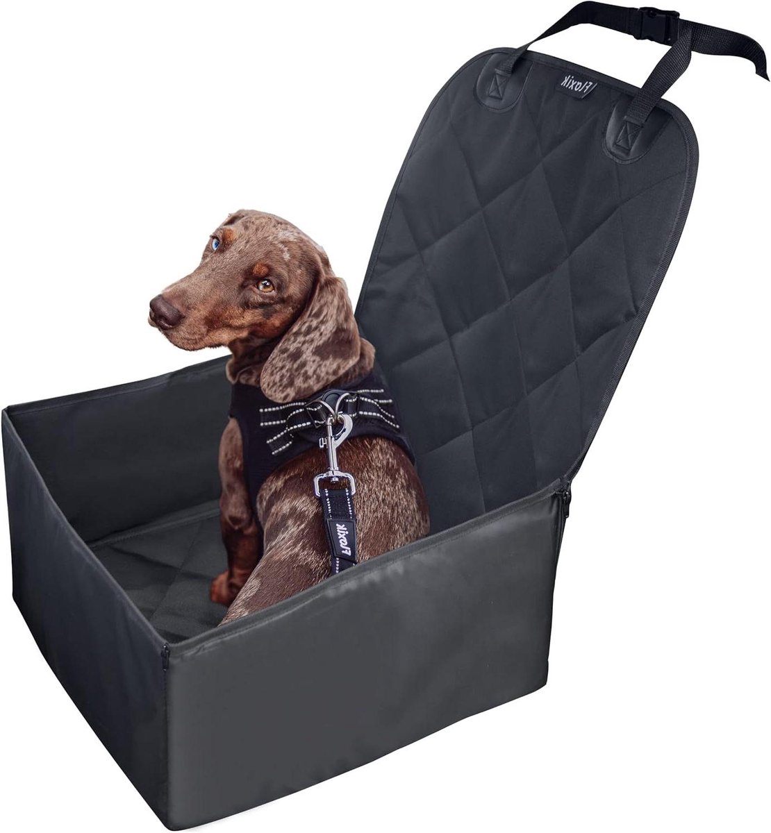 Honden Autostoel - Autodeken Hond - Veilig Reizen - Waterdicht en Wasbaar - 45 x 45 x 58 cm - Zwart