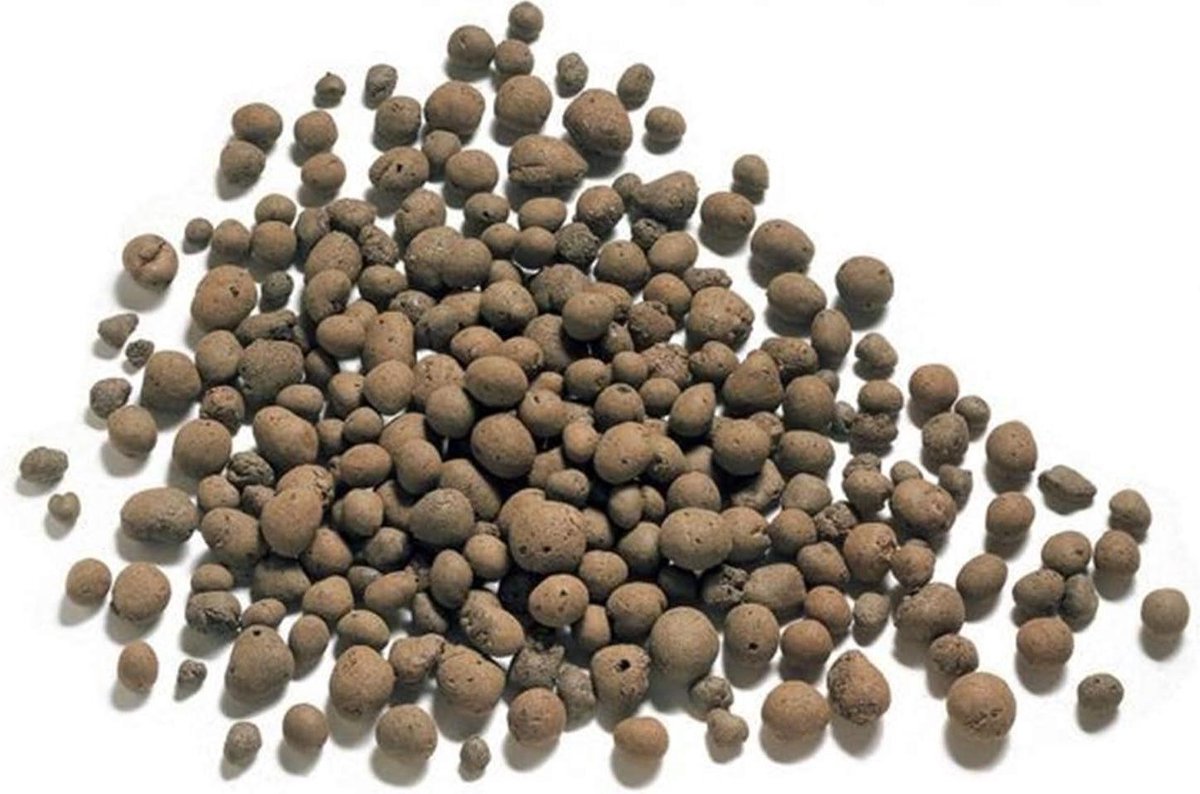Geëxpandeerde klei - Klei korrels - Planten drainage - Ademend materiaal - 10 Liter - Bruin
