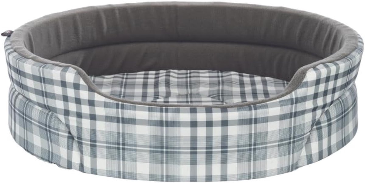 Huisdierbed - Hondenmand Kussen - Rusten Ontspannen - Omkeerbaar Design - 85 x 75 cm - Beige Grijs