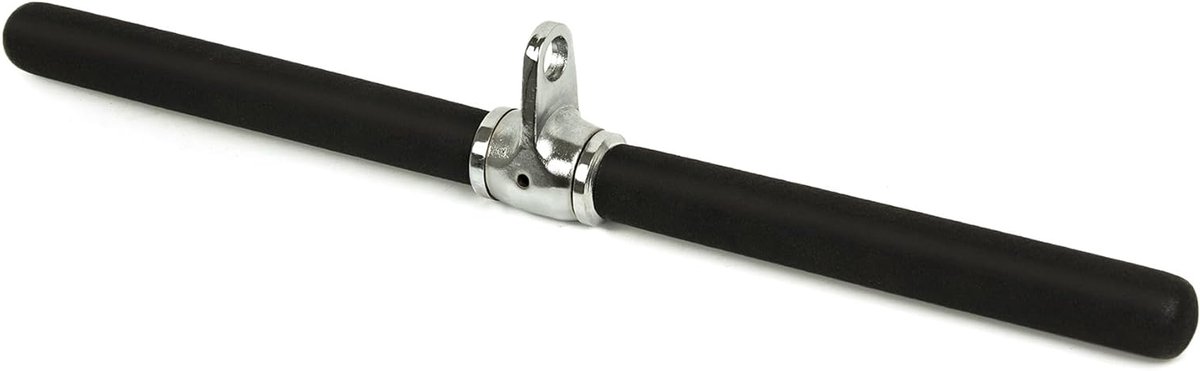 Fitness Accessoireset - Kabelmachine Grepen - Kracht Training - Antislip Handgrepen - 49 cm Lengte - Zwart