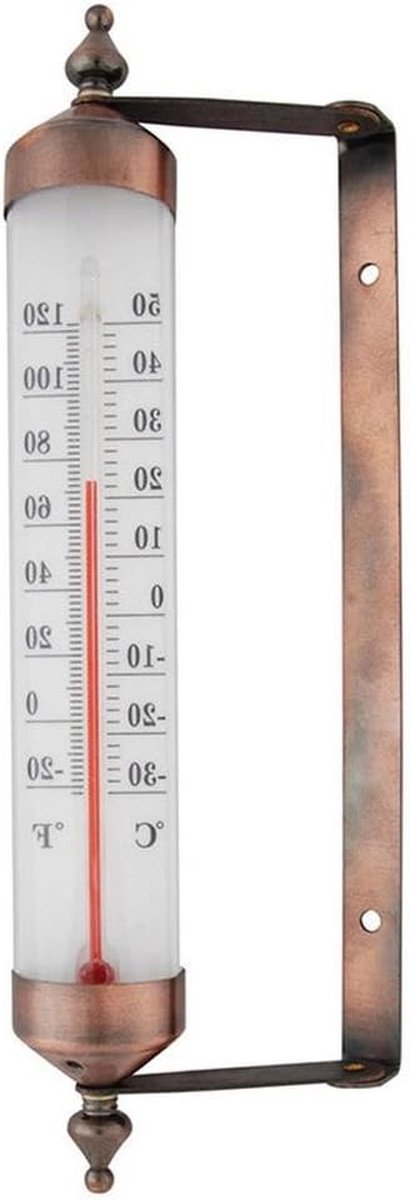 Thermometer Buiten - Raamkozijn Thermometer voor Binnen Aflezen - Celsus en Fahrenheit