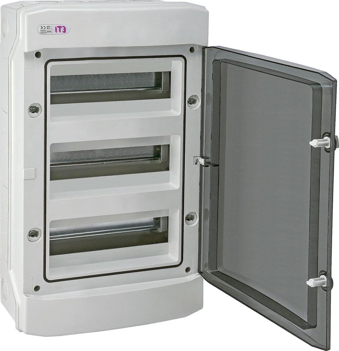 Zekeringkast Opbouw - Verdeelkast Vochtige Ruimtes - Elektrische Installatie - IP65 Weerbestendig - 36 Modules - Grijs
