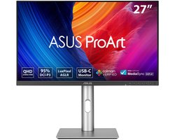 ASUS ProArt Display PA278CFRV - QHD IPS 100Hz - USB-C 96W - Calman Gecertificeerd - DisplayHDR 400 - 27 Inch