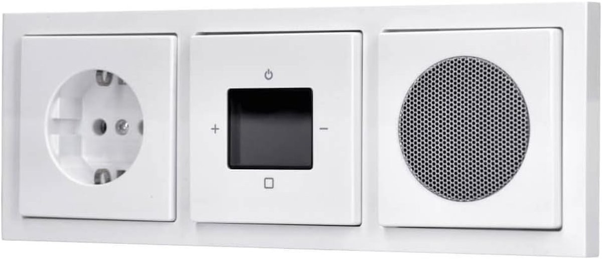Inbouwradio Set - Muziek Systeem - Muziek Luisteren - DAB+ Bluetooth Connectiviteit - Standaard Inbouw - Wit