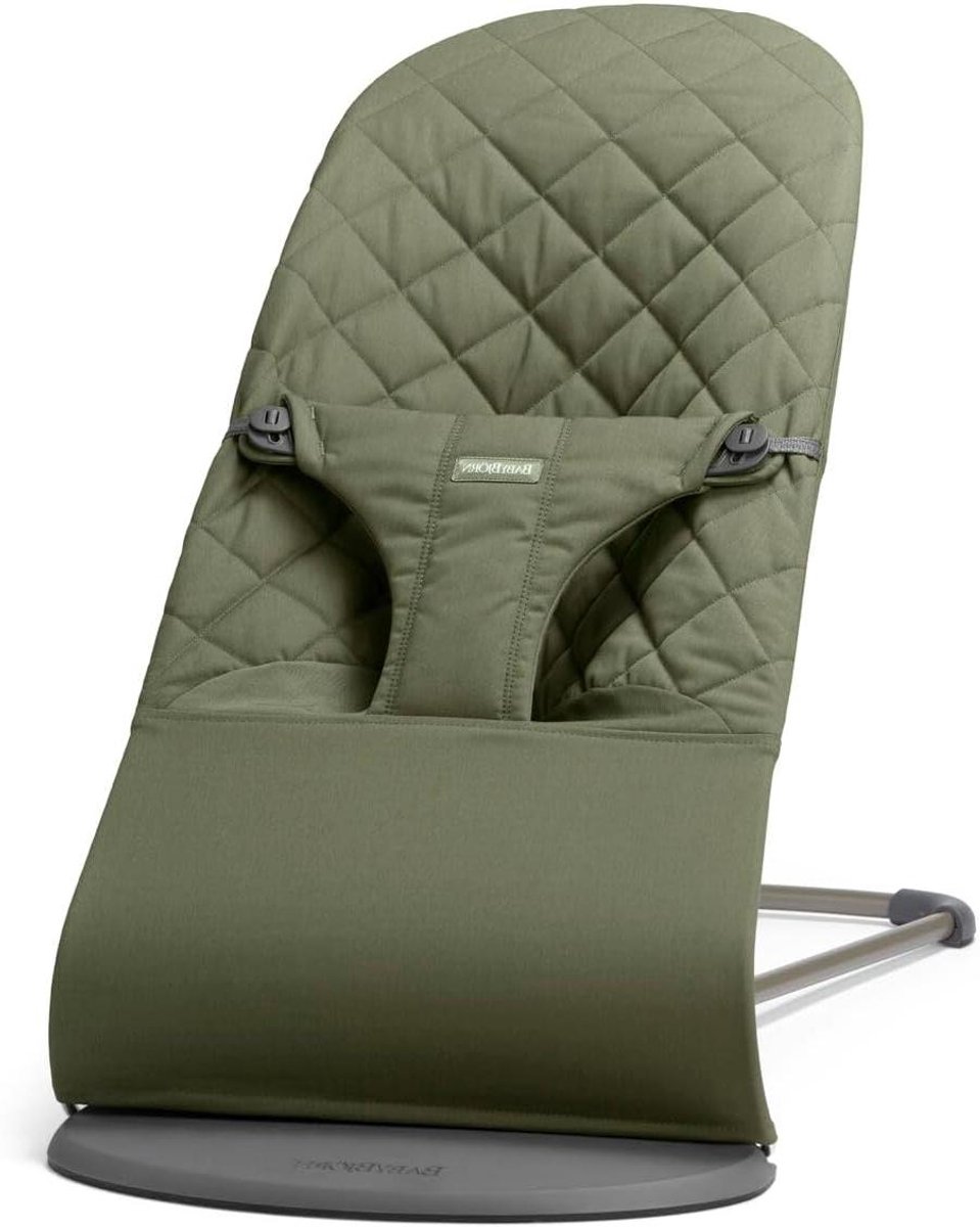 Babywipper - Schommelstoel baby - Ontspannen baby - Natuurlijke beweging - 3.5-13 kg - Donkergroen