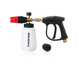 PROKING Snow Foam Cannon & Short trigger gun - Karcher K-Serie Compatibel - K2, K3, K4, K6, K7 - Auto Schuim Sproeier - Hoogwaardige Foam Gun voor Diepe Reiniging
