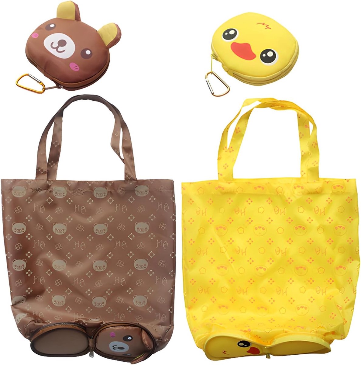 Elegante Vouwbare Winkeltassen - Vouwbare Strandtassen voor Vrouwen - Waterdichte en Herbruikbare Shopper Tas, Ideaal voor Dagelijks Gebruik en Milieuvriendelijk