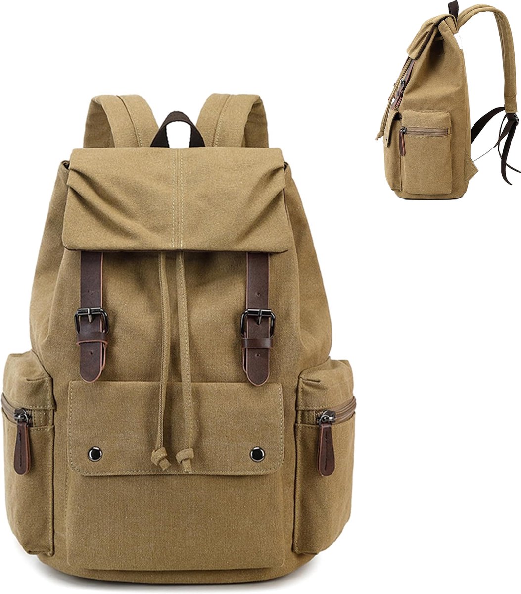 KZQ Waterdichte studenten reisrugzak voor vliegtuigen - 16 inch laptopvak - Casual daypack voor weekenden en wandelen - Paars