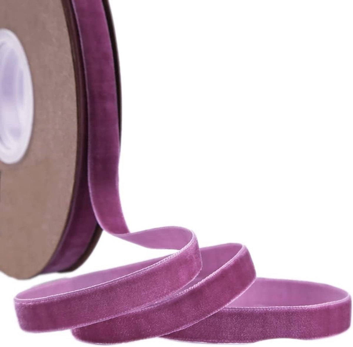 25mm Fluwelen Lint voor Cadeaus, DIY Projecten en Bruiloften - Roze en Paars Decoratief Lint voor Verpakking en Bloemstukken
