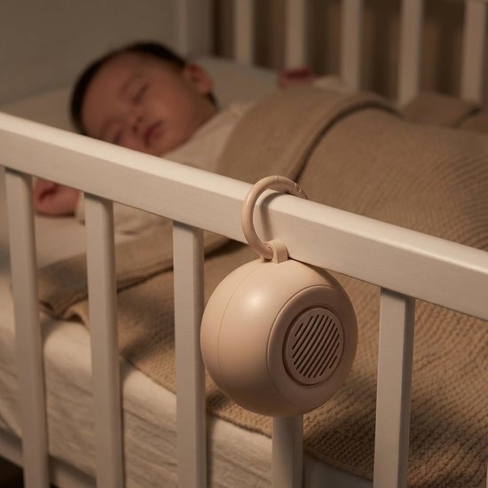 Slaapgeluidsapparaat voor baby's, compacte babykalmeringsmiddel, draagbaar slaaphulpmiddel voor thuis, kinderkamer, op reis, kalmerend accessoire voor pasgeborenen en het slapengaan. — afbeelding 2