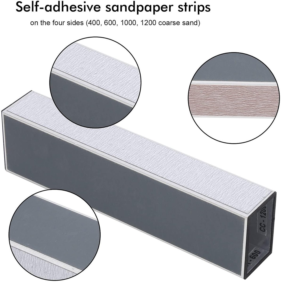 Dailygoods - Gitaar Fret Leveler met Zelfklevend Schuurpapier en Toets Guard