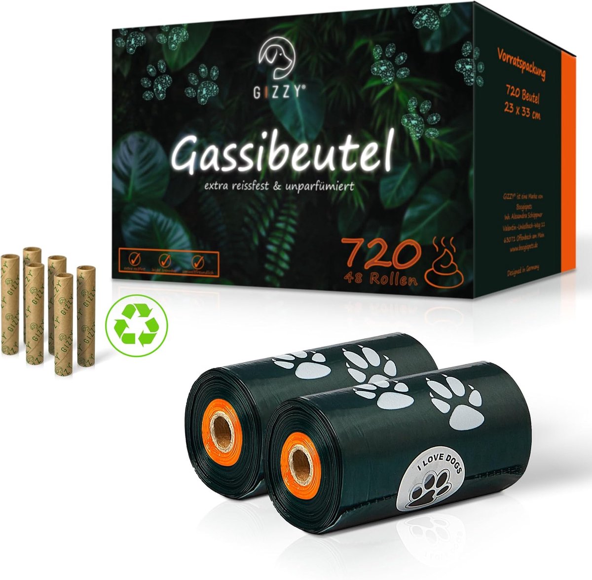 Thijox - Hondenpoepzakken 360/675 Stuks - Extreem Scheurvast, Lekvrij, Geurvrij, Onmisbaar voor Hondentraining, Biologisch Afbreekbaar, Voorraadverpak