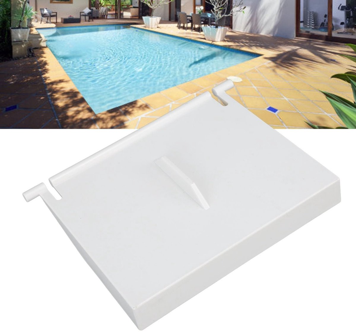 Dailygoods- Stuwdeurklep Duurzaam - Skimmervervangend - Eenvoudig Te Installeren - Hoge Betrouwbaarheid - Zwembadaccessoire - Hoogwaardige Kunststof - Waterkering