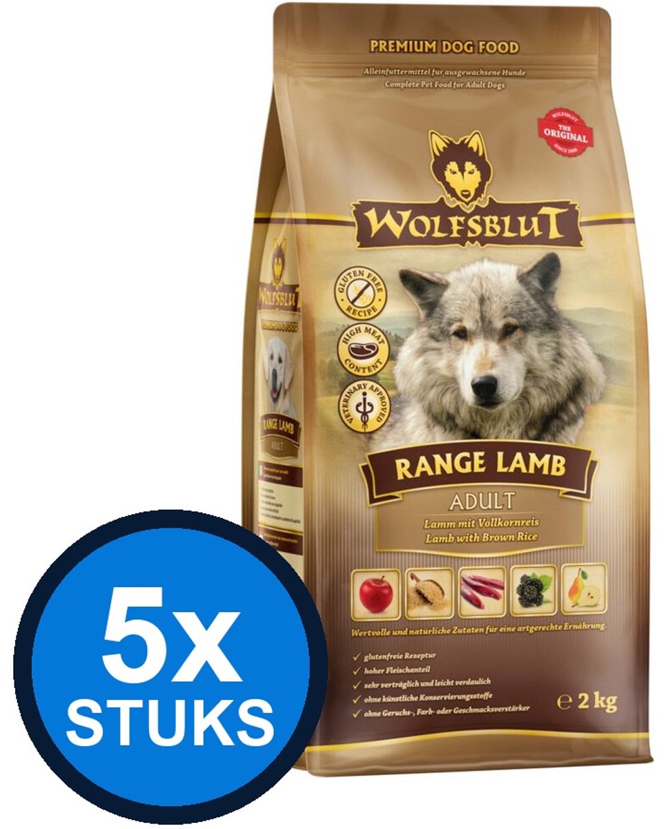 Wolfsblut Wolfsblut - Adult Range Lamb - Hondenvoer Droogvoer - 2 kg