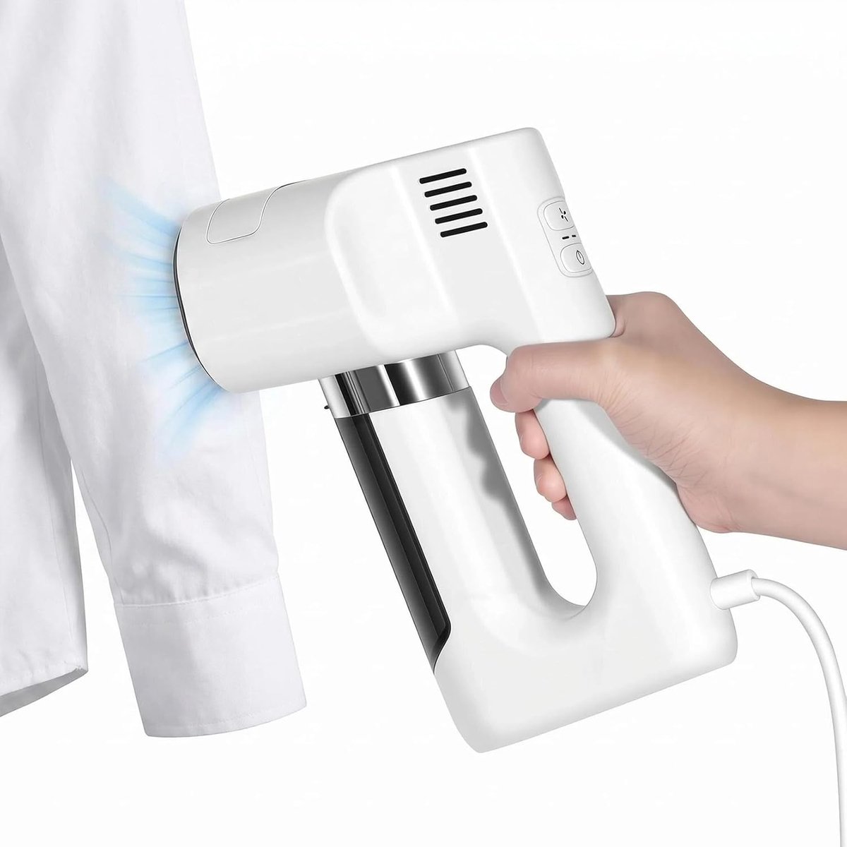 Thijox - Kledingstomer Vacuüm Stomerij 3200Pa Zuigkracht - Draagbaar Reisstoomstrijkijzer 2-in-1 Stoomgaarder en Strijkijzer - Snel Opwarmend Handstom