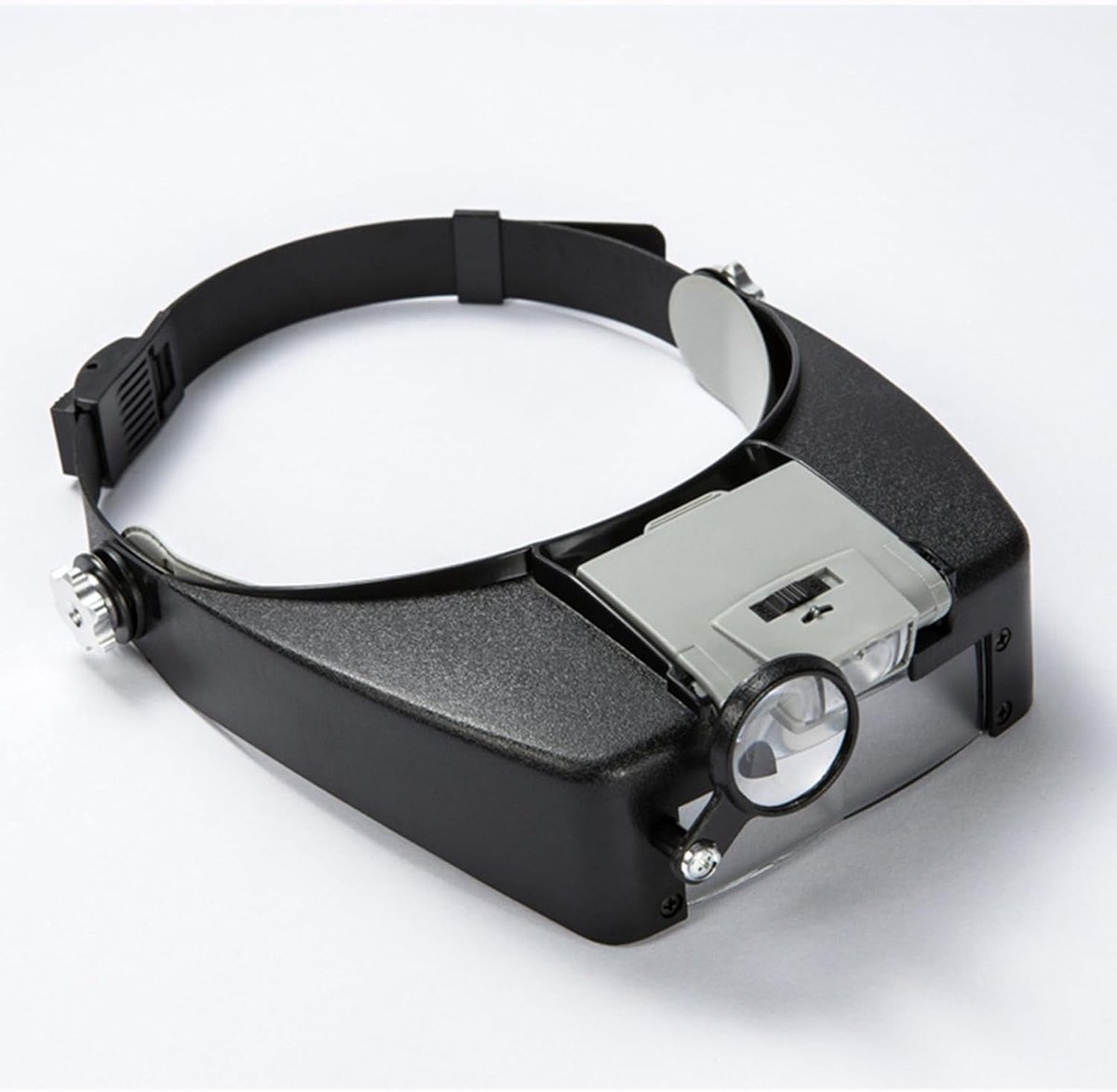SnelShoppen - Headband Vergrootglazen 1.5X 3X 6.5X 8X Met LED Lichten - Hoofdlamp Loupe Voor Reparaties, Lezen, Juwelen Maken