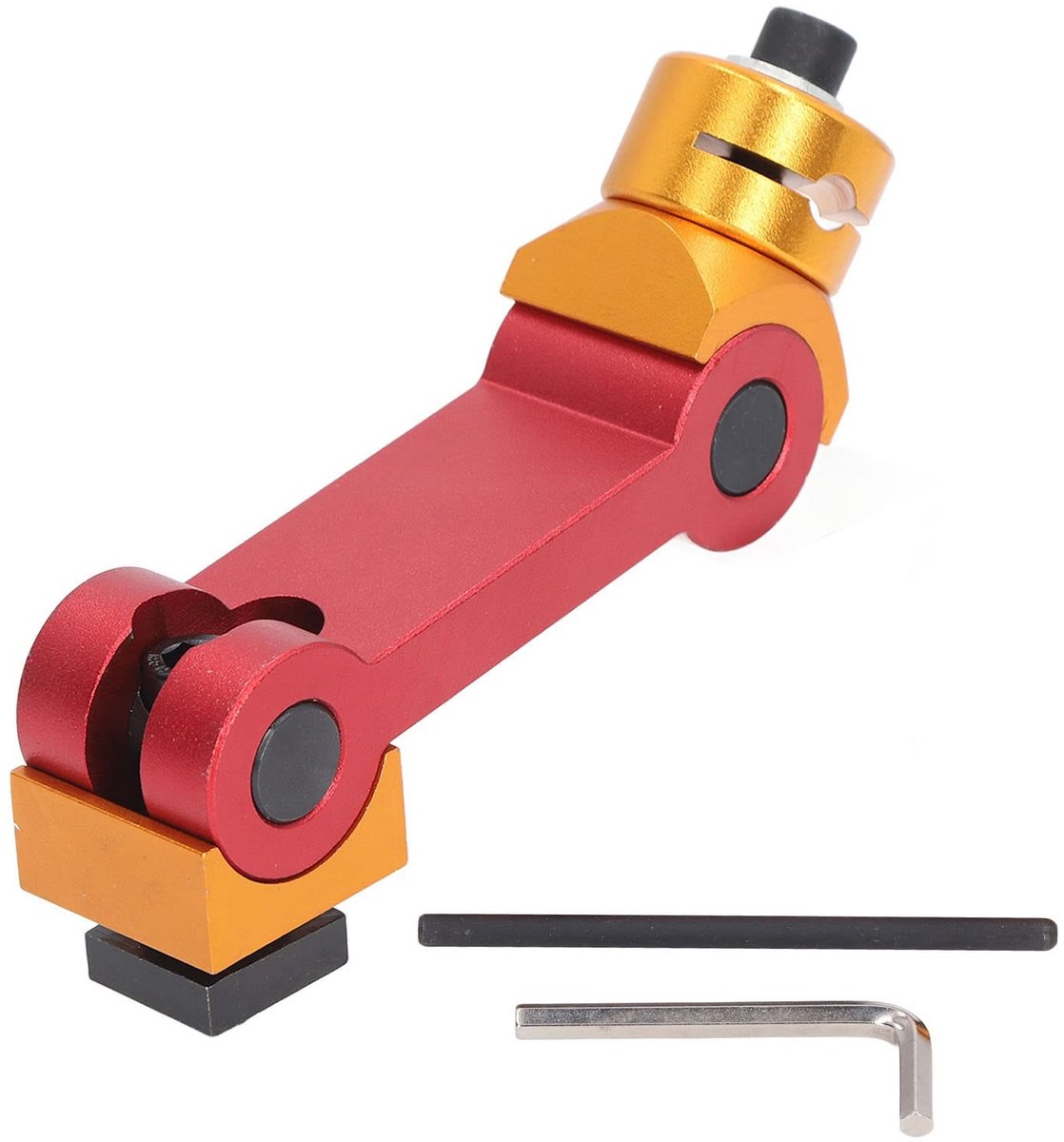 Dailygoods- Freesbankklem Verstelbaar - CNC-freesbankwerkstop - Werkstoplocator - Nauwkeurige Plaatsing - Gecementeerd Carbide - Flexibele Aanpassing