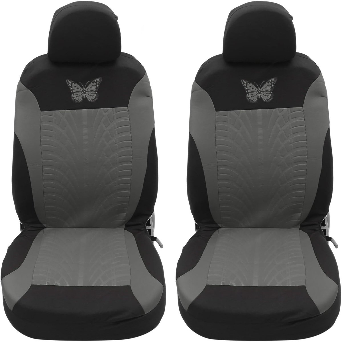 Dailygoods- Autostoelhoezen Universeel - Wasbaar - Ademend - Vrachtwagen/SUV - Gebreide Stof - 4 Stuks - Autostoelbekleding