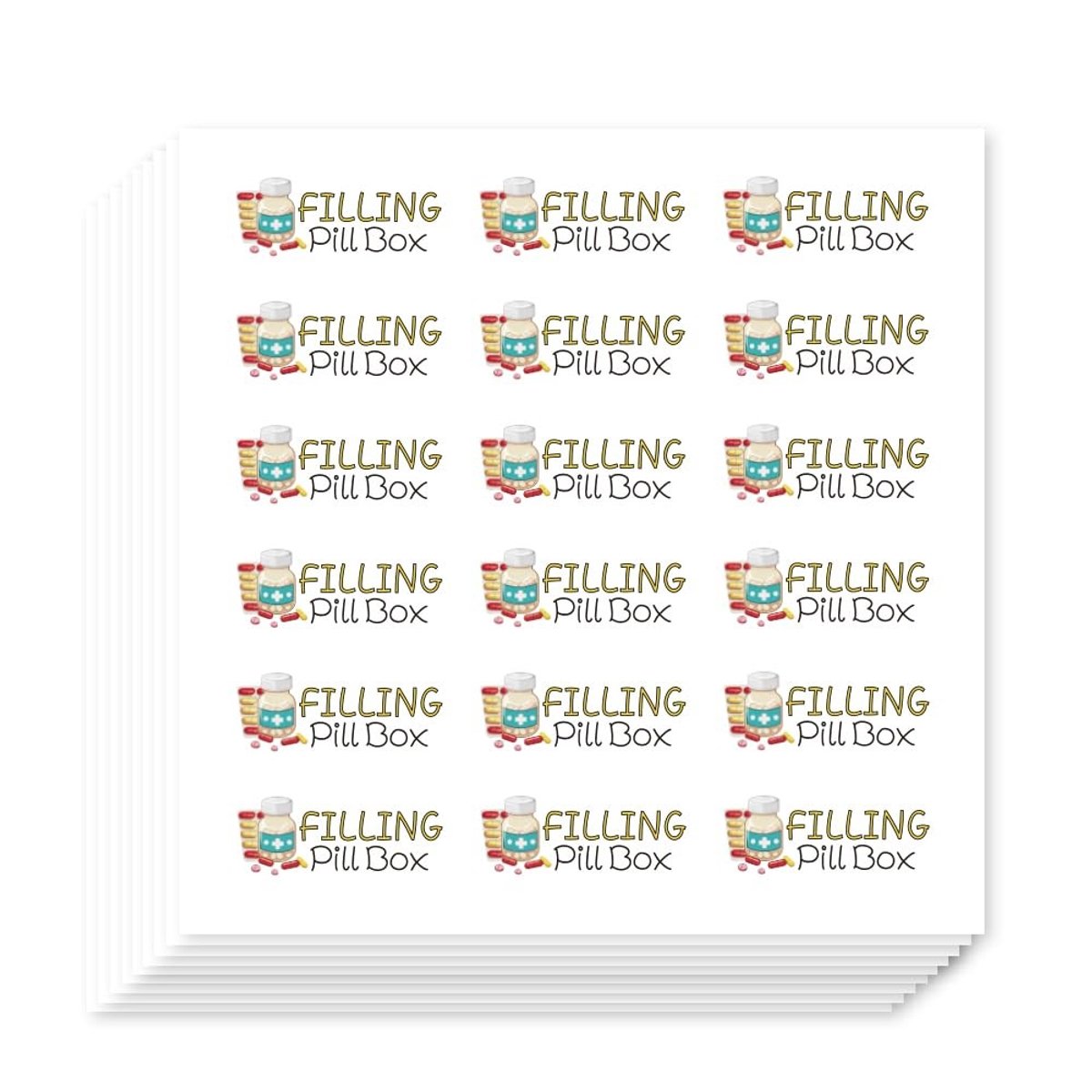 Dailygoods- Planner-Stickers 360 Stuks - Zelfklevende Stickers - Decoratieve Stickers - Woordstickers - Knutselen - Feestdecoratie - Decoratiestickers
