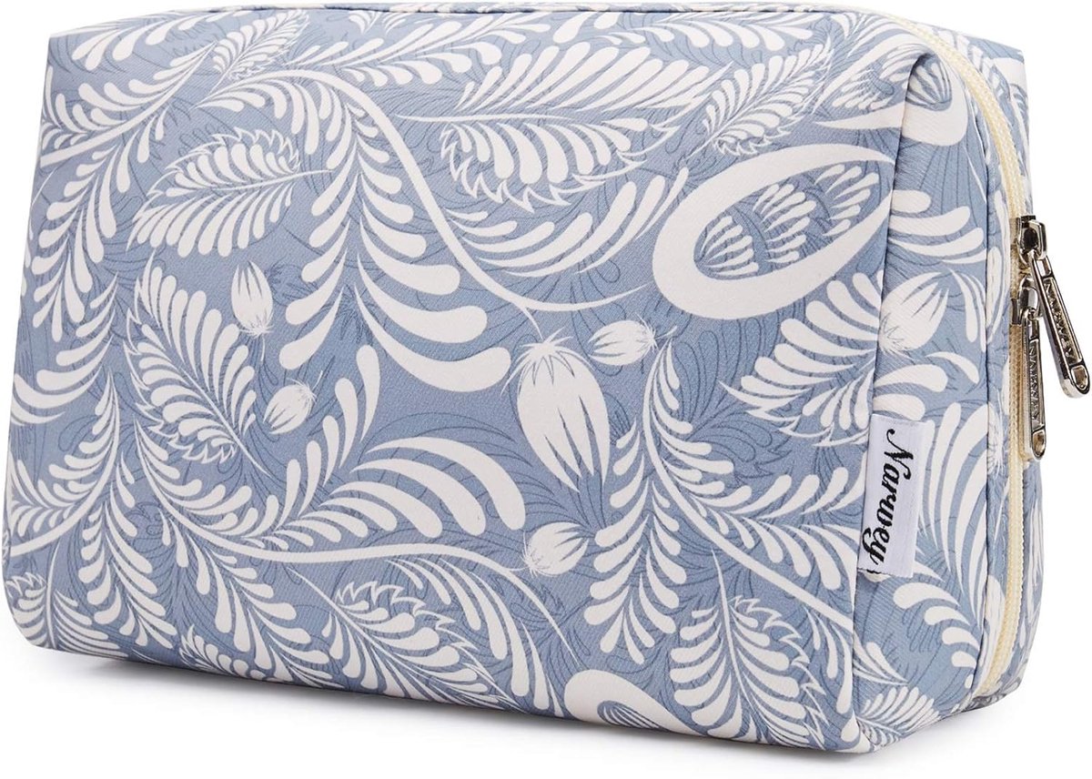 Thijox - Narwey Make-uptas voor Dames en Meisjes - Cosmetica-organizer voor op Reis - Waterbestendig - Dikke Stof - Met Dubbele Ritsen - Ruimte voor T