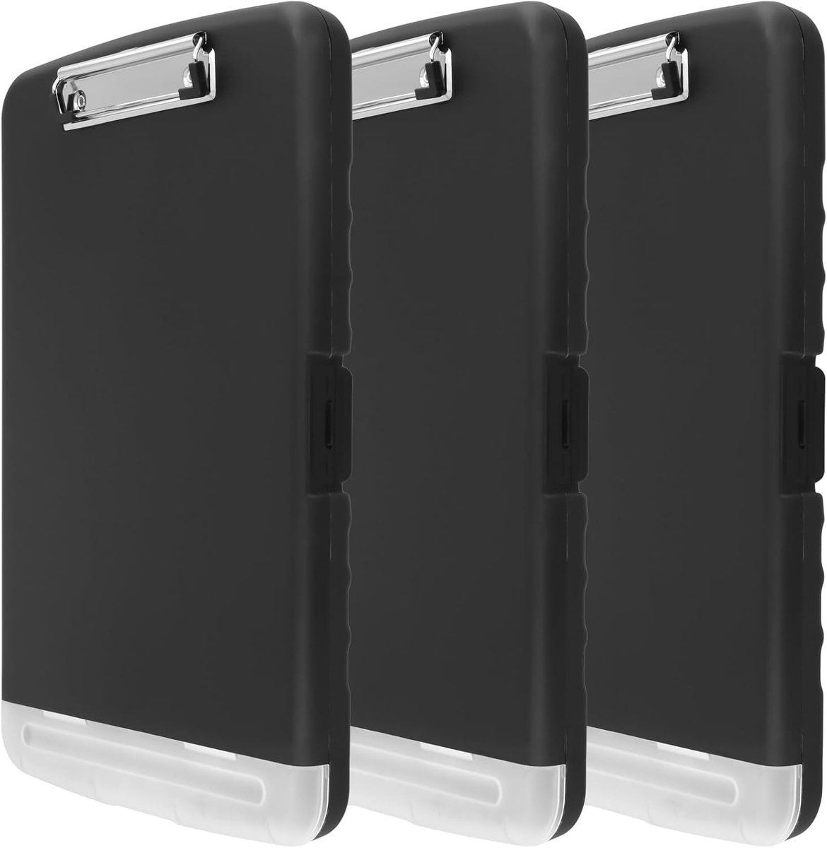 Set van 3 A4 Clipboards met Opbergruimte, Inclusief Pennencompartiment, Ideaal voor School en Kantoororganisatie