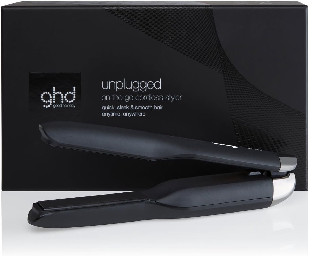 Thijox - Draadloze Stijltang - GHD Styler Unplugged - Professionele Haarstyler - Zwart - Geschikt voor Alle Haartypes - Ideaal voor Thuis en Reizen