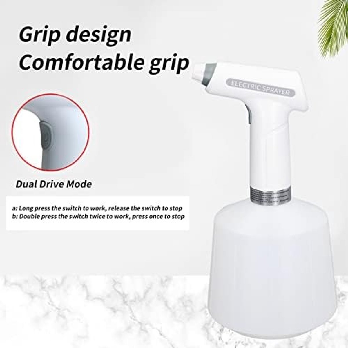 Automatische Sprayfles voor Planten, Ideaal voor Binnen en Buiten, 1.5L Watergeefapparaat voor Tuin, Bemesting en Schoonmaken
