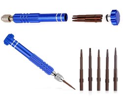 Inovra - 5-in-1 Mini Screwdriver Set - Multifunctioneel - 360 graden rotatie - Precision tool - Geschikt voor smartphone, elektronica, horloges, l...