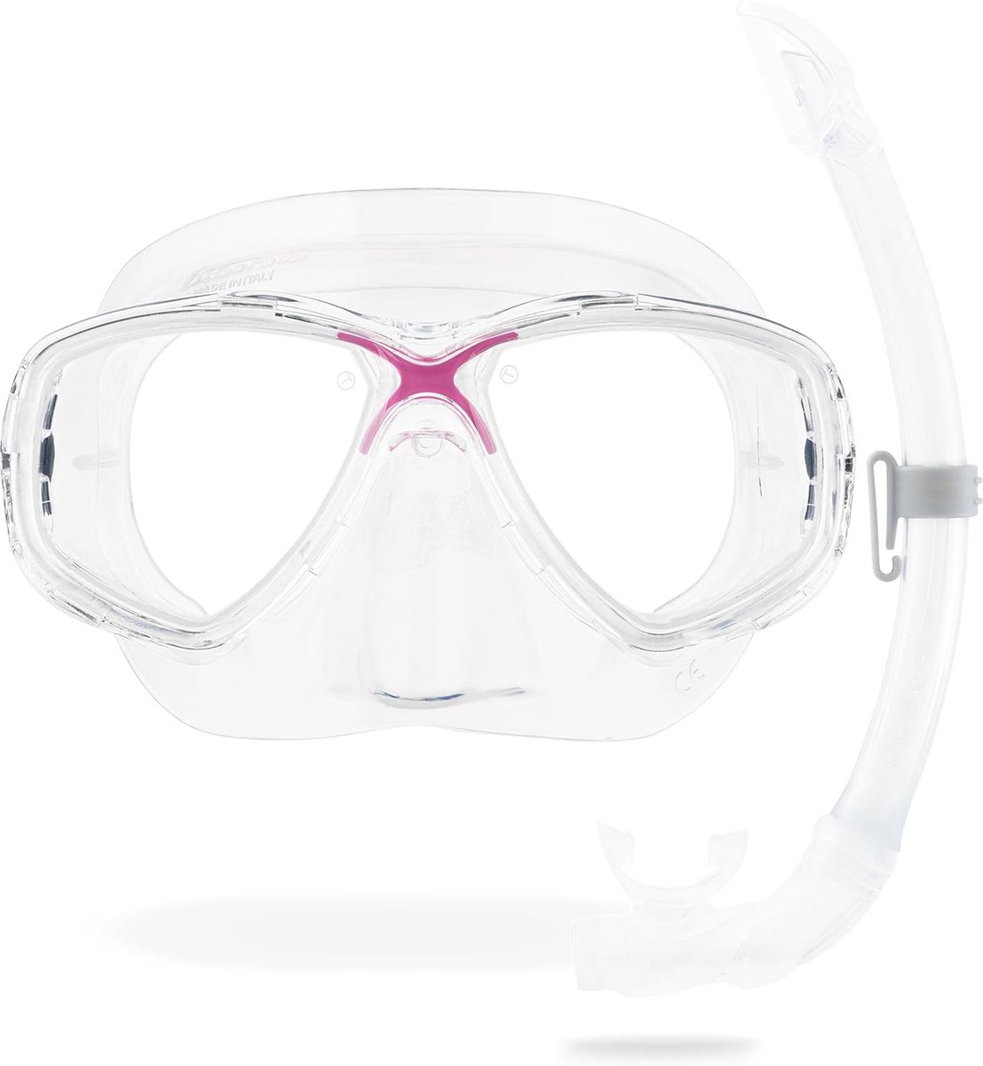 Thijox - Marea Snorkelset - Masker + Snorkelmasker - Duiken en Snorkelen - Uniseks Volwassenen - Eenheidsmaat - Perfect voor Mexico en Onderwater Avon