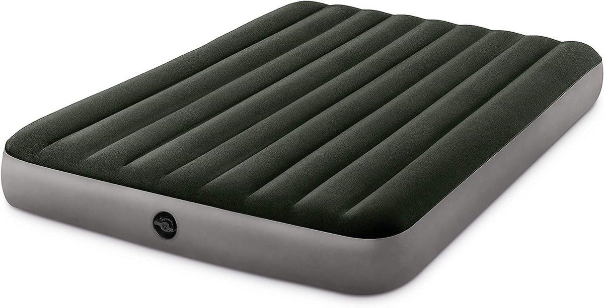Thijox - Luxe Queen Dura Beam Prestige Luchtbed met Batterijpomp - Ideaal voor Camping, Feesten, en Logeren - Comfortabele en Duurzame Luchtmatras - 2