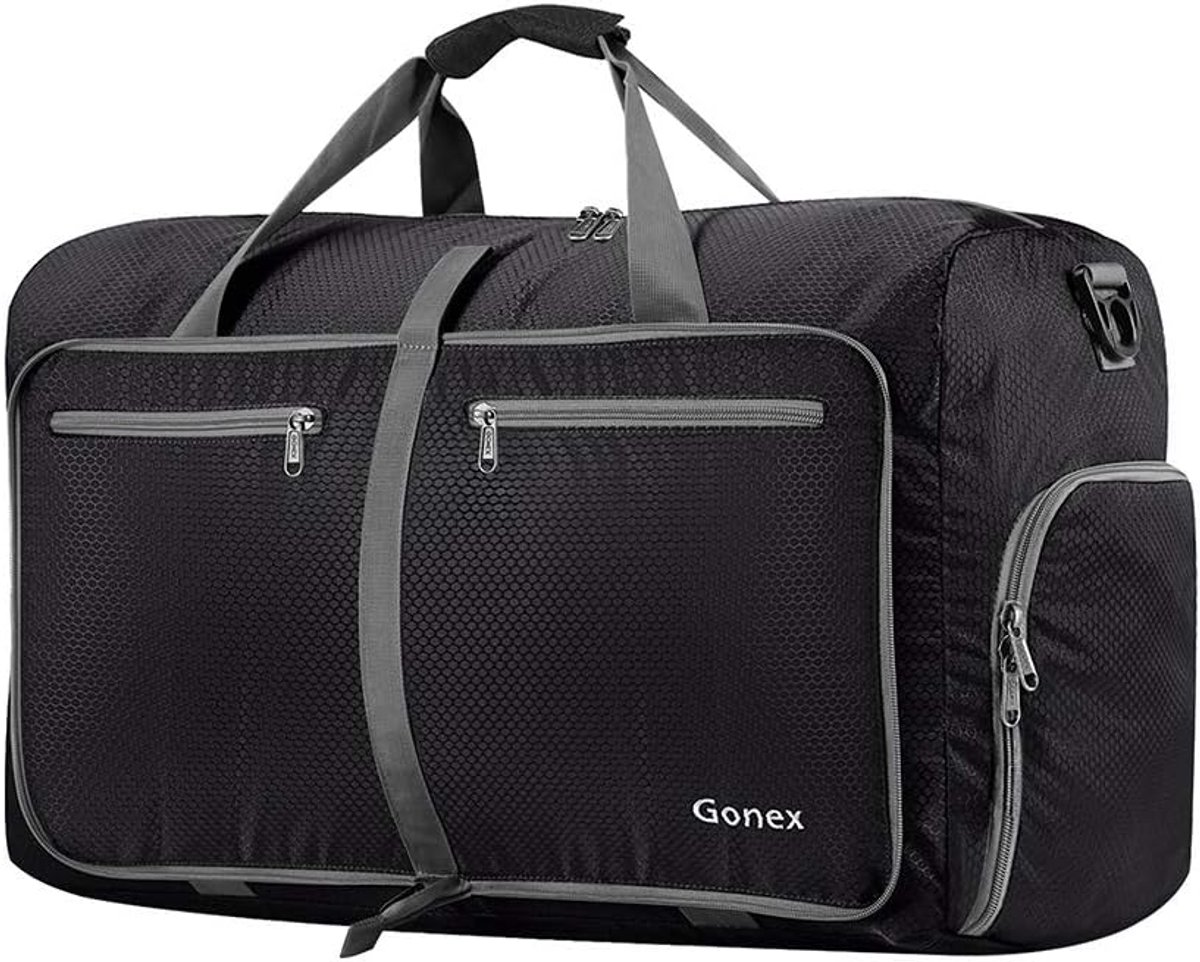 Thijox - Opvouwbare Plunjezak 40L 60L 80L 100L 150L - Ideaal voor Reizen, Gym, Sport, Camping, Opslag - Duurzaam Materiaal, Handgrepen en Schouderband