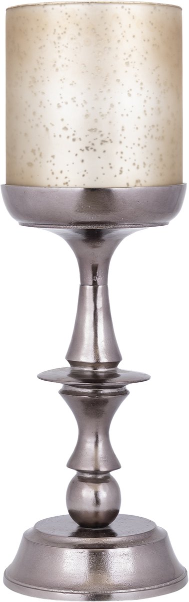 PTMD Eliviana Brass Casted Alu Stormlight Beige Glass M