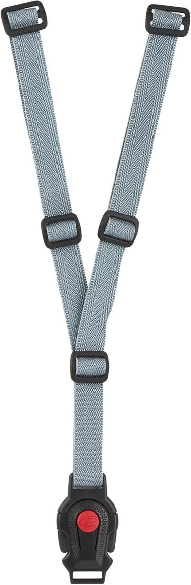 SnelShoppen - Vervangende 3-punts veiligheidsgordel voor BILBY JUNIOR-stoel, grijs, veilig en comfortabel voor kinderen, perfect voor onderweg, eenvou