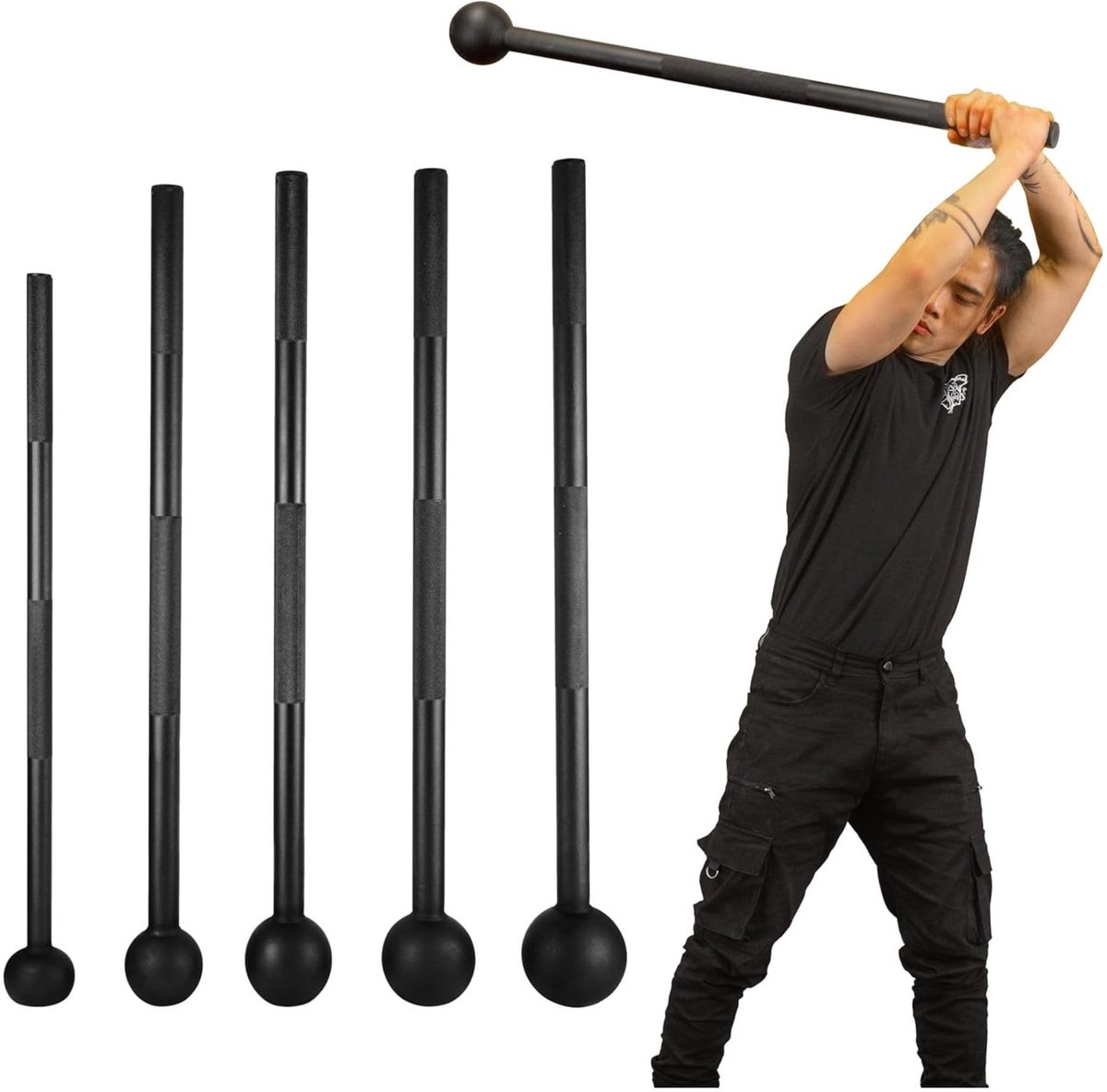 Dailygoods- Stalen Kettlebell - Duurzaam - Functionele Kracht - Balans - Mobiliteit - Uithoudingsvermogen - Macebell