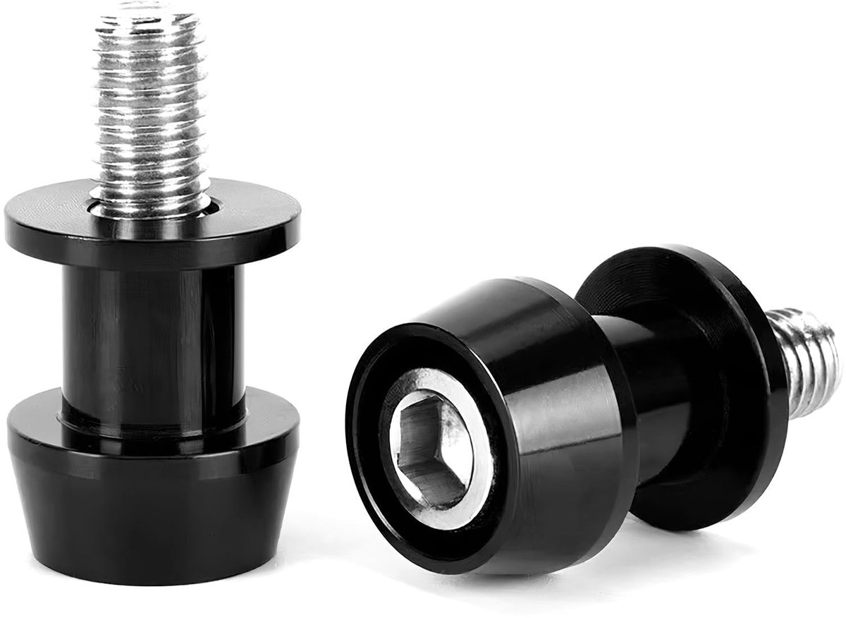 Dailygoods - CNC Motorfiets Montagestandaard Adapters - 2 Stuks, Zwart
