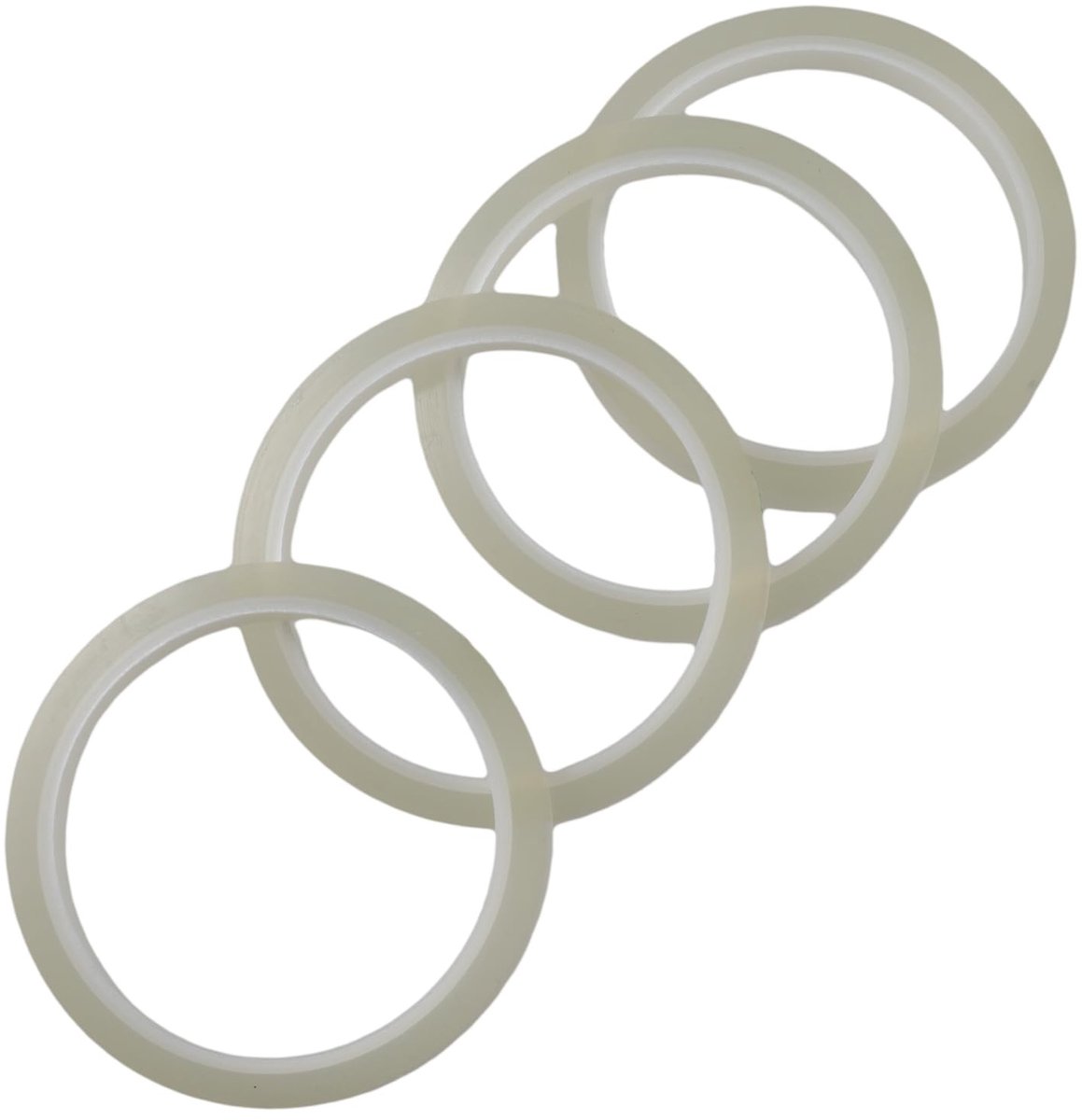 Dailygoods - Heat Resistant Adhesive Tape - Heatbestendige Tape - Perfect voor Sublimatie - 10 mm Breed - Transparante Polyester Film - Ideaal voor Do...