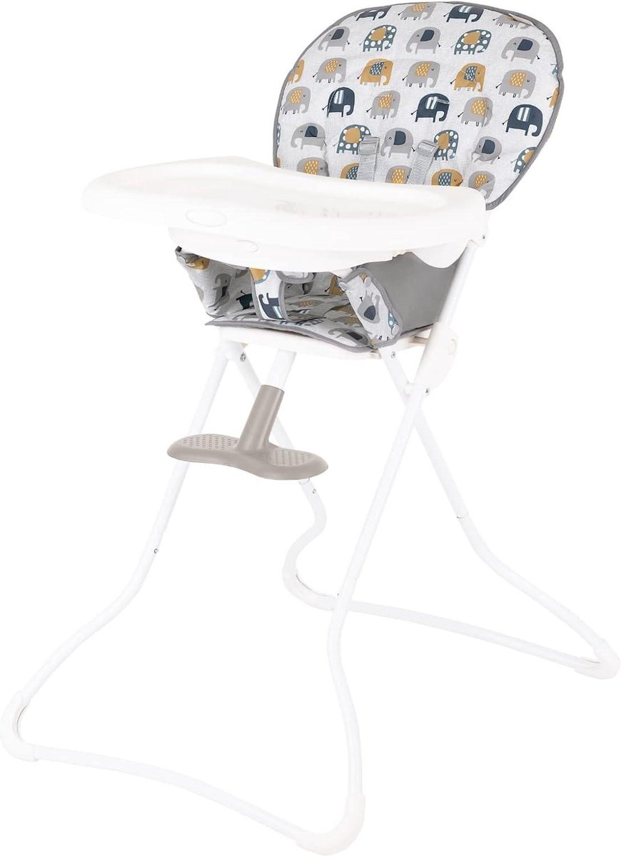Kinderstoel - Eetstoel baby - Samen eten - Compact opvouwbaar - Slechts 15 cm breed - Parade