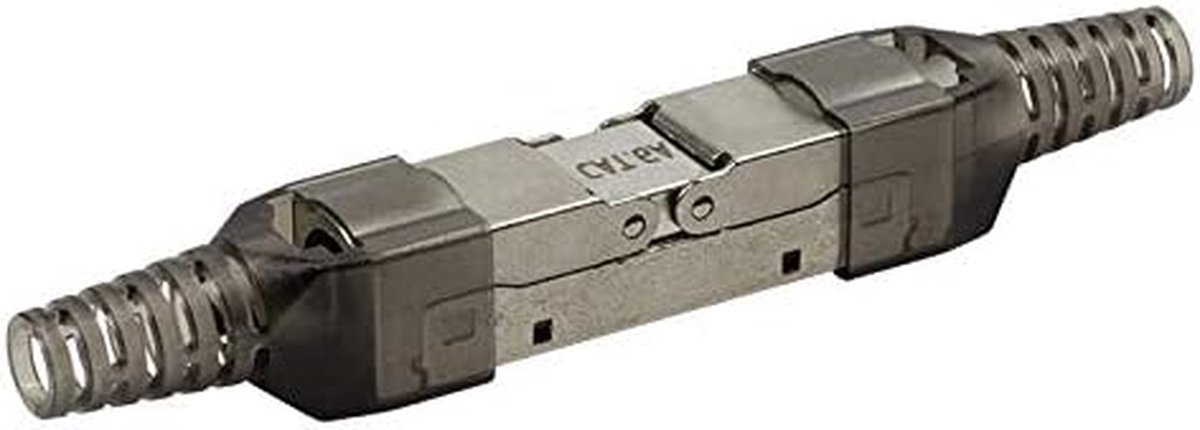 Netwerk Connector - RJ45 Module - Netwerk Uitbreiding - Tool-free Montage - Cat 6A - Metaal