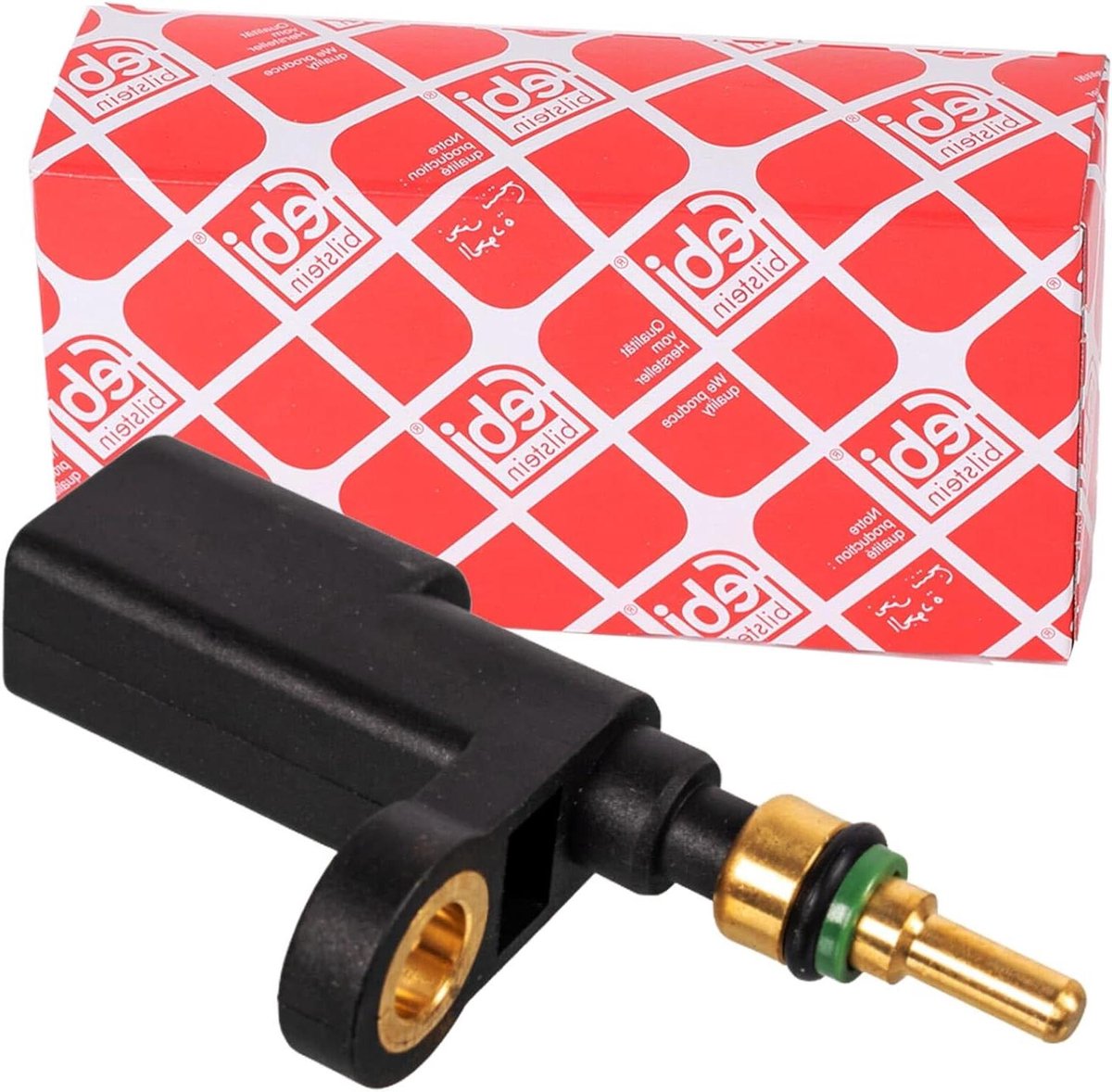 Koelmiddeltemperatuursensor - Vloeistofsensor motor - Motoronderhoud auto - Origineel onderdeel kwaliteit - 2 aansluitingen - Zwart