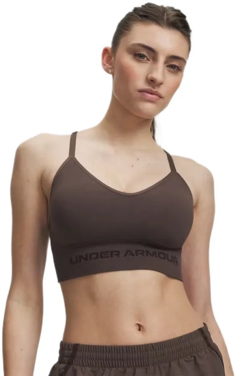 Under Armour Vanish Seamless Sportbeha Met Lage Impact Bruin S Vrouw