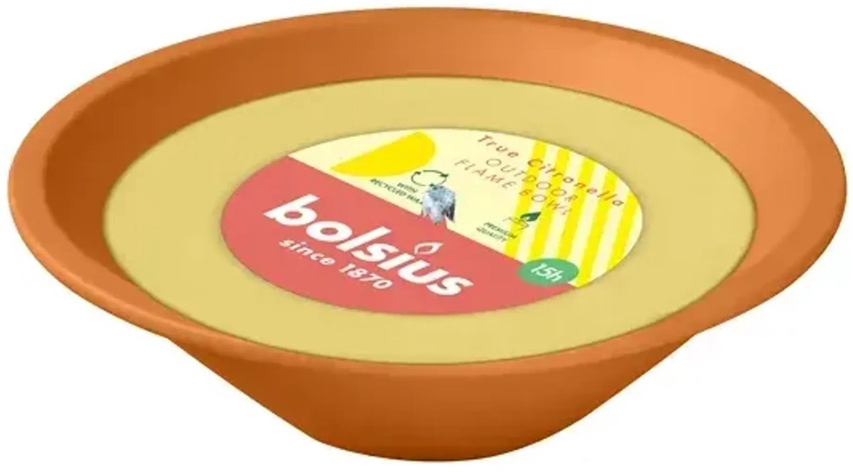 Bolsius Vlamschaal 223/66 Citronella (1 stuk)