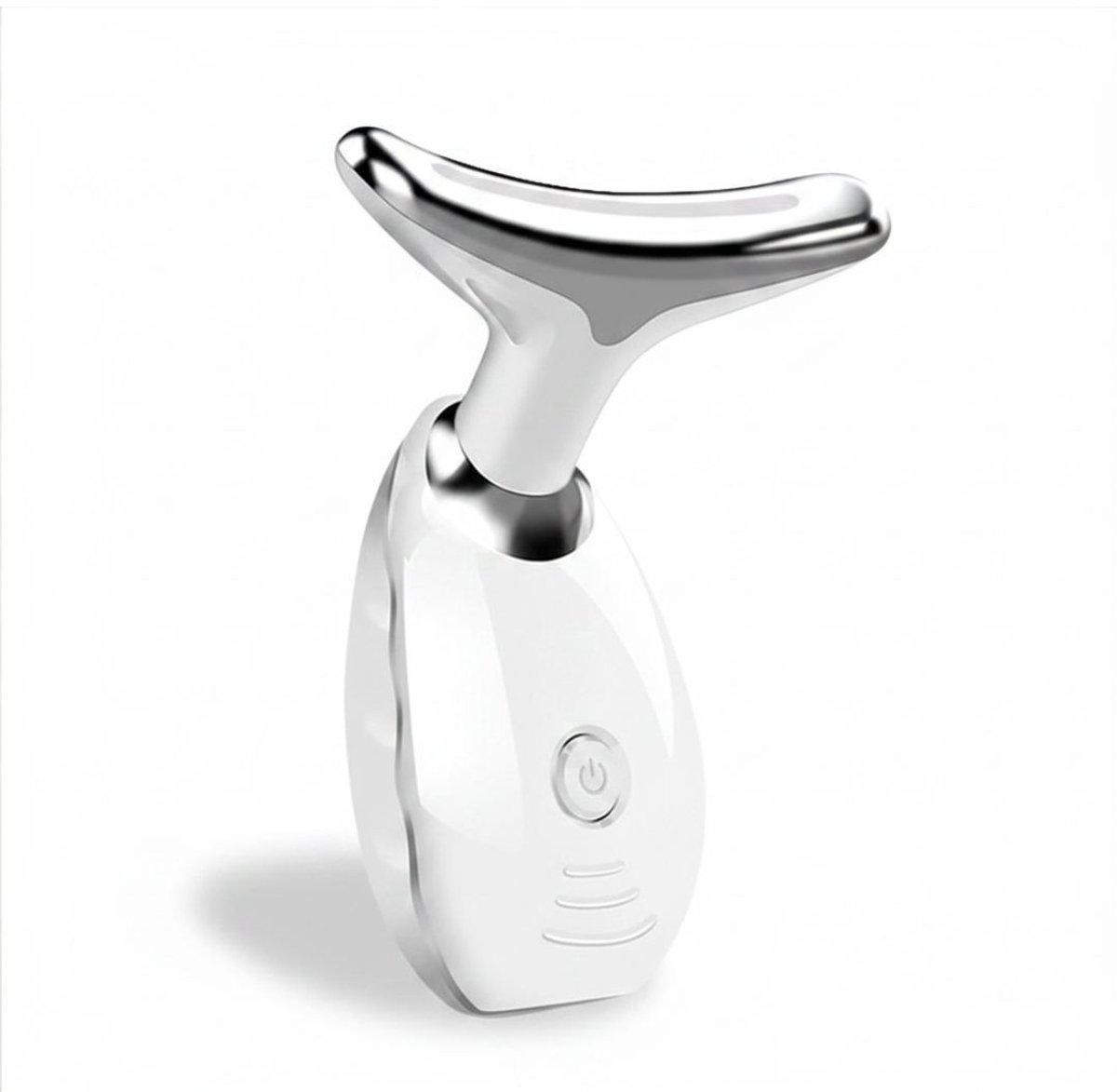 KIRA® Gezichtmassage Apparaat - Gezichtmassage Apparaat Elektrisch - Facelift Apparaat - Wit - 15cm x 12cm x 4cm