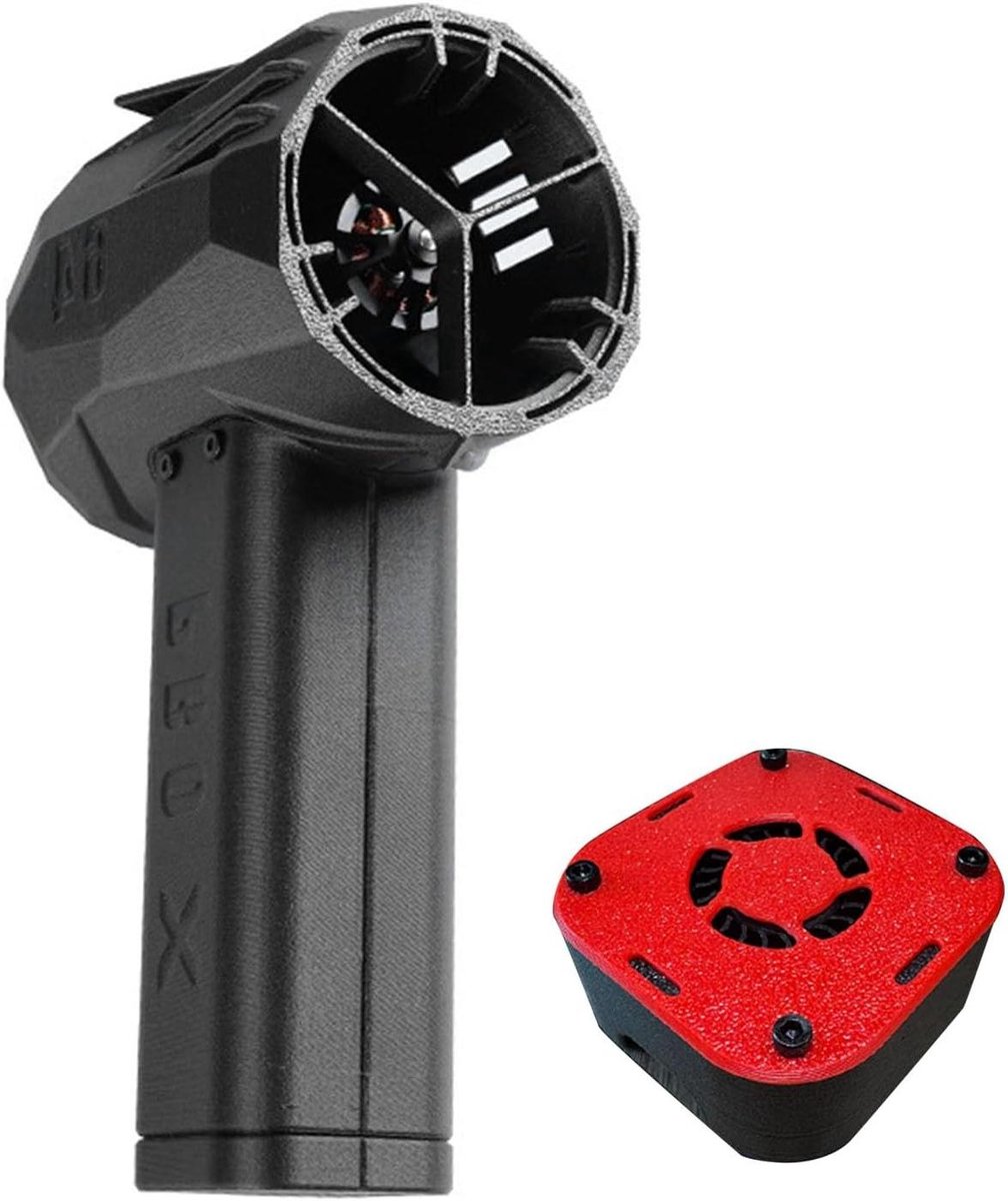Krachtige Ventilator - Luchtblazer Stofdoek - Snel Reinigen - Traploze Snelheidsregeling - 350 Km/u - Zwart
