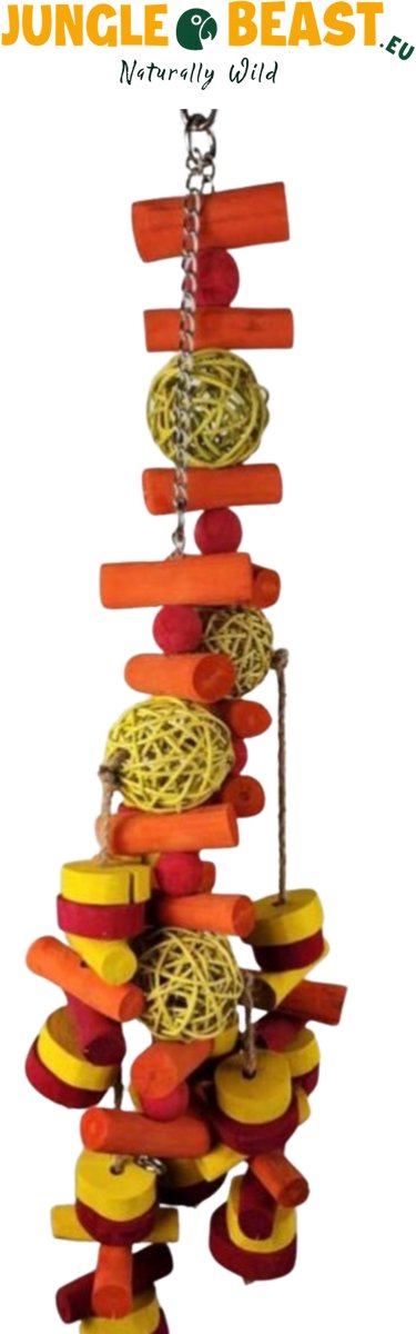 Parrot Toys Delux | Sunny | Papegaaienspeelgoed | Grote papegaai
